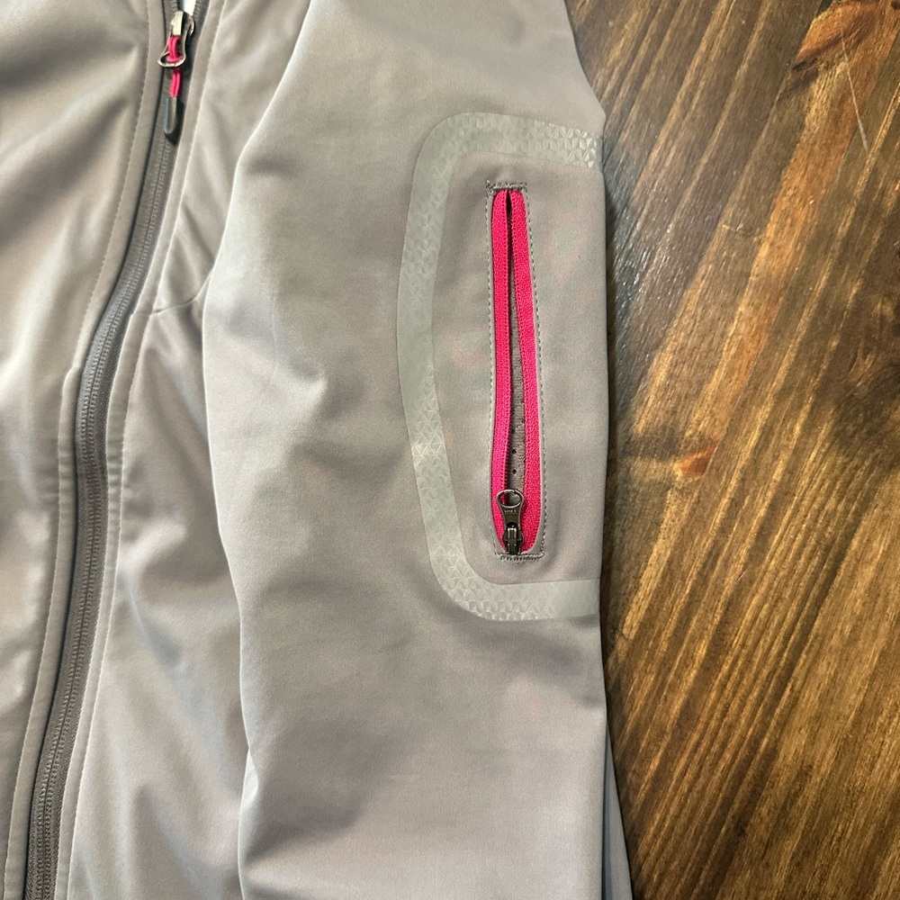 Cabelas Windstopper Softshell Jacket Grey Pink M - Picture 6 of 15